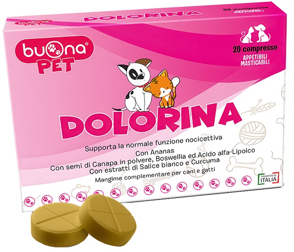 DOLORINA 20 COMPRESSE MASTICABILI NUOVA FORMULA - Fontenova srl