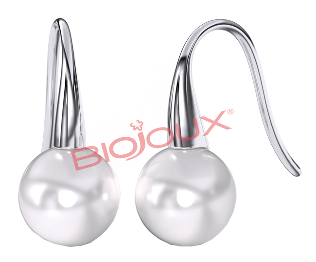 BJT230 ORECCHINI JAZZ PEARL STAINLESS STEEL - Fontenova srl