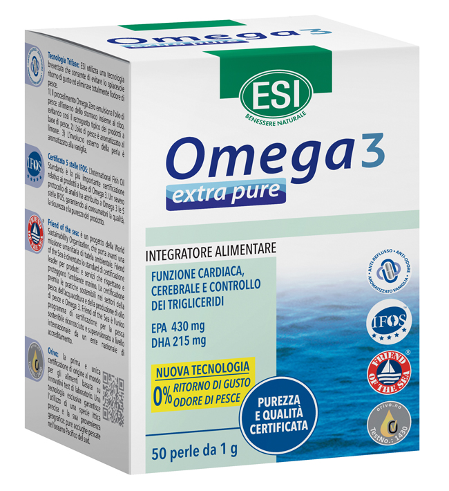 ESI OMEGA 3 EXTRA PURE 50 PERLE - Fontenova srl