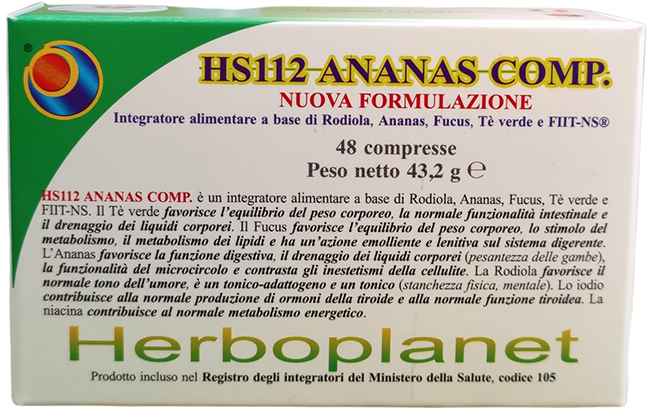 HS112 ANANAS COMP 48 COMPRESSE - Fontenova srl