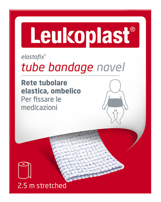 BENDA RETE ELASTOFIX LEUKOPLAST OMBELICO 2,50 M - Fontenova srl