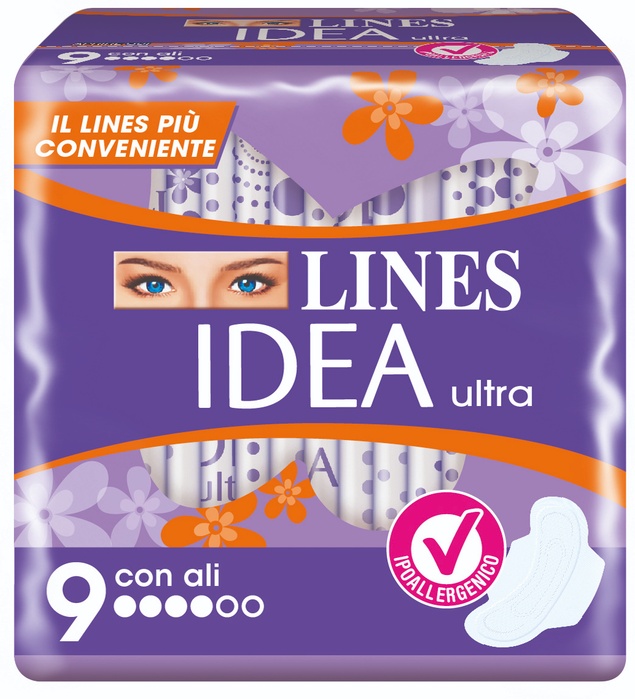 LINES IDEA ULTRA GIORNO ALI 9 PEZZI - Fontenova srl
