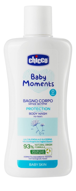 CHICCO BABY MOMENTS BAGNO CORPO SENZA LACRIME PROTECTION 200 ML - Fontenova srl