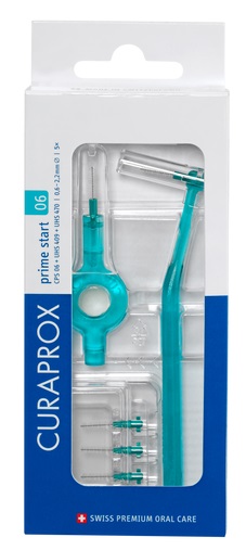 CURAPROX CPS 06 SCOVOLINO PRIME START 06 TURQUOISE 5 PEZZI - Fontenova srl