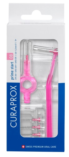 CURAPROX CPS 08 SCOVOLINO PRIME START 08 PINK 5 PEZZI - Fontenova srl
