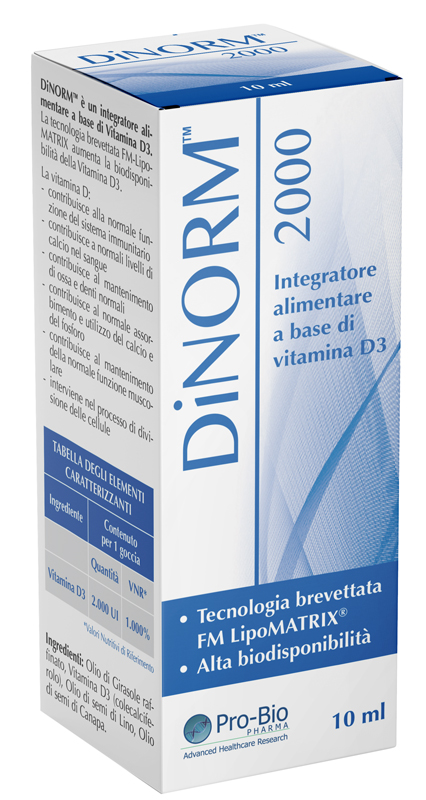 DINORM 2000 GOCCE 10 ML - Fontenova srl