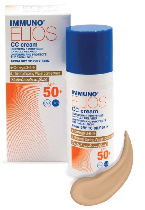 IMMUNO ELIOS CC CREAM SPF50+ TINTED MEDIUM 40 ML - Fontenova srl