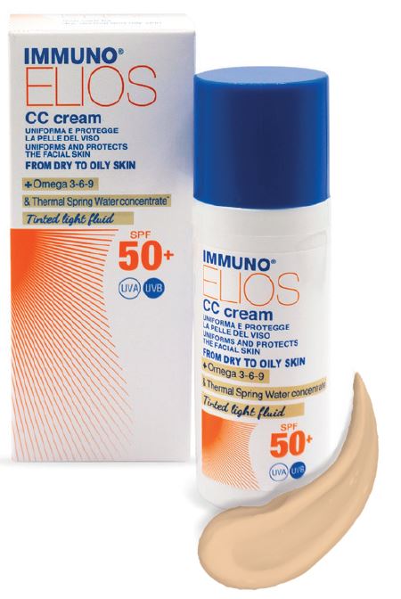 IMMUNO ELIOS CC CREAM SPF50+ TINTED LIGHT 40 ML - Fontenova srl
