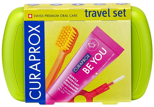 CURAPROX TRAVEL SET GREEN - Fontenova srl
