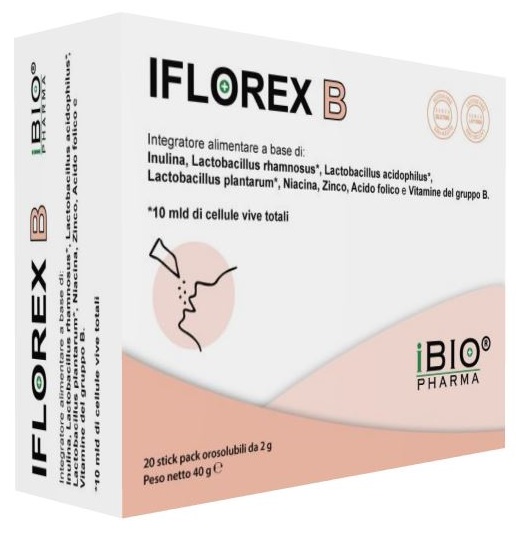 IFLOREX B 20 STICKPACK DA 2 G - Fontenova srl