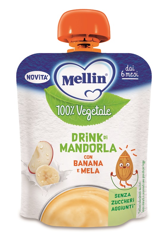 MELLIN POUCH MANDORLA MELA BANANA 90 G - Fontenova srl