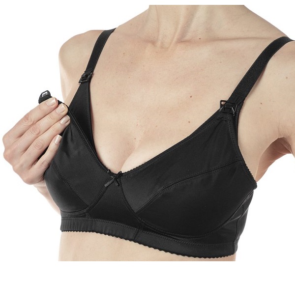MAMMY REGGISENO MICROFIBRA ALLATTAMENTO BLACK 5C - Fontenova srl