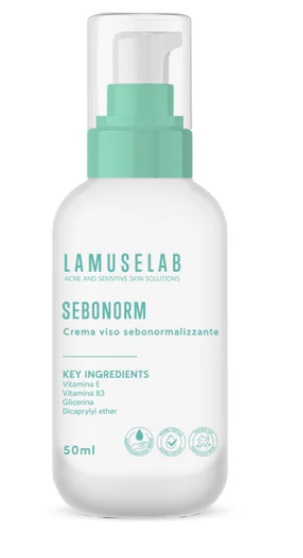 LAMUSELAB SEBONORM CREMA VISO SEBONORMALIZZANTE 50 ML - Fontenova srl