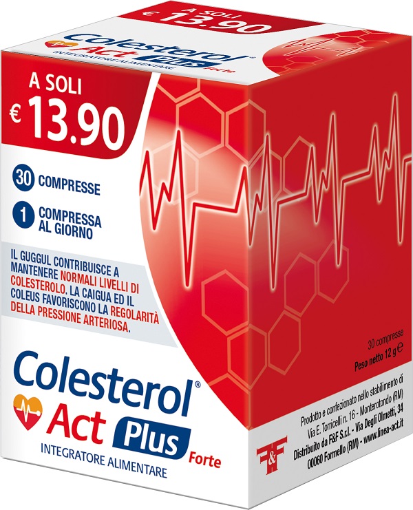 COLESTEROL ACT PLUS FORTE 30 COMPRESSE - Fontenova srl