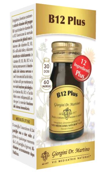 B12 PLUS 60 PASTIGLIE - Fontenova srl