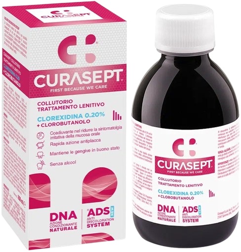 CURASEPT COLLUTORIO ADS DNA TRATTAMENTO LENITIVO 200 ML - Fontenova srl