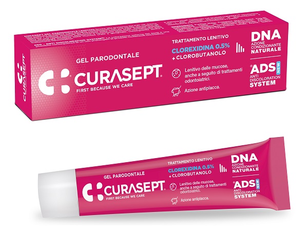 CURASEPT GEL PARODONTALE ADS DNA TRATTAMENTO LENITIVO 30 ML - Fontenova srl