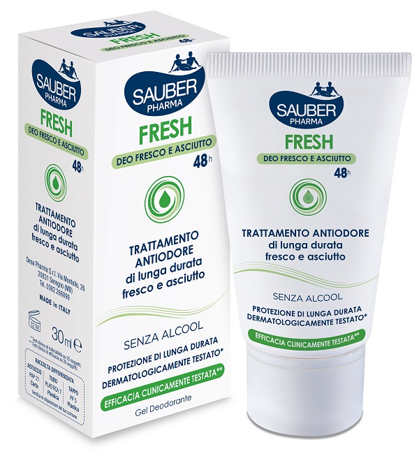 SAUBER FRESH DEODORANTE GEL ASTUCCIO 30 ML - Fontenova srl