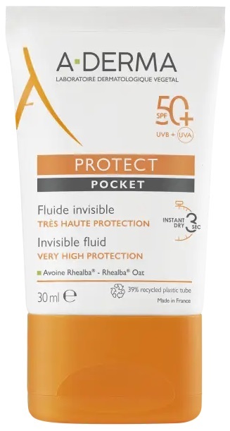 ADERMA A-D PROTECT FLUIDO POCKET SPF 50+ 30 ML - Fontenova srl
