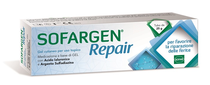 MEDICAZIONE SOFARGEN GEL ACIDO IALURONICO E ARGENTO SULFADIAZINA 25 G - Fontenova srl