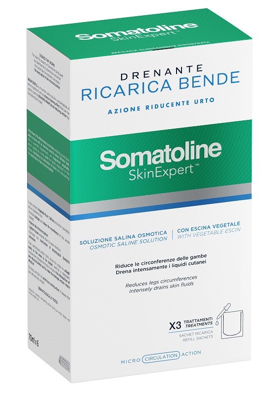 SOMATOLINE SKIN EXPERT BENDE SNELLENTI DRENANTI KIT RICARICA - Fontenova srl