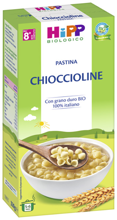 HIPP BIO PASTINA CHIOCCIOLINE 320 G - Fontenova srl