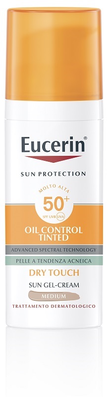 EUCERIN SUN OIL CONTROL TINTED CREAM SPF50+ 50 ML - Fontenova srl