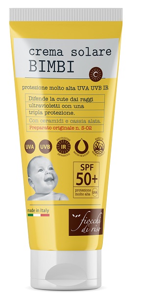 FIOCCHI DI RISO CREMA SOLARE BIMBI 50+ 100 ML - Fontenova srl