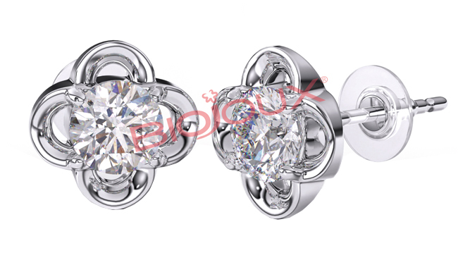 BJT242 ORECCHINI DUCHESS STEEL SW STAINLESS STEEL - Fontenova srl