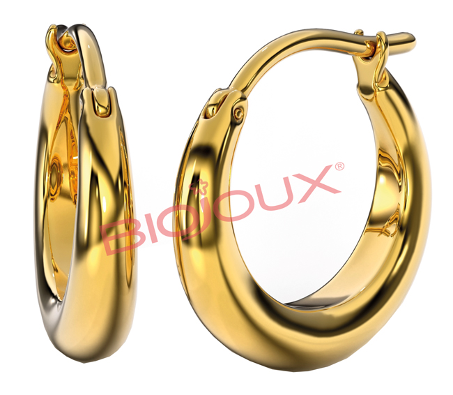 BJT246 ORECCHINI MARILU HOOP GOLD PLATED - Fontenova srl