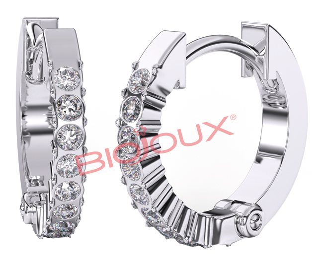 BJT253 ORECCHINI CLASS ME STAINLESS STEEL - Fontenova srl