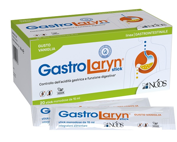 GASTROLARYN 20 STICK DA 15 ML GUSTO VANIGLIA SENZA GLUTINE SENZA LATTOSIO - Fontenova srl