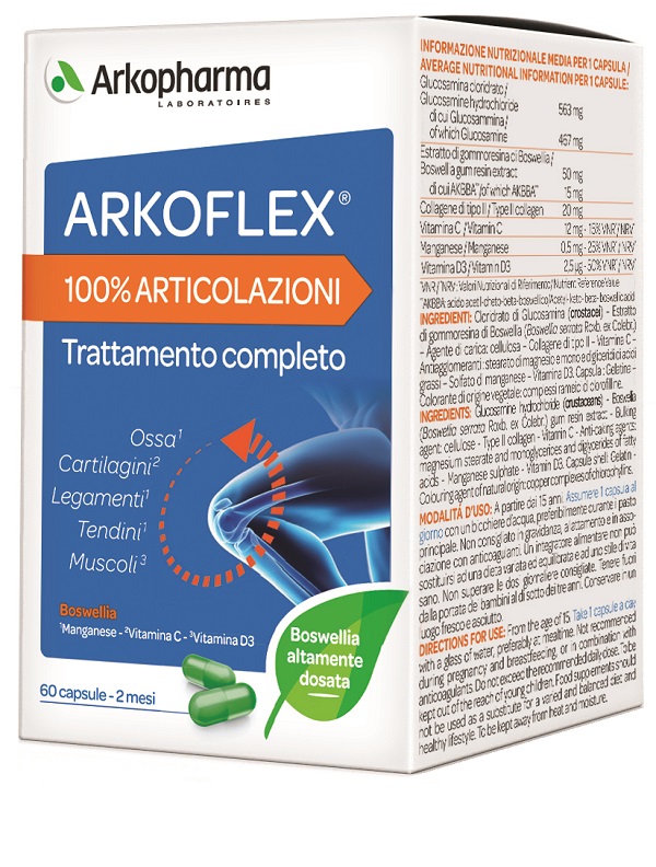 ARKOFLEX 100% ARTICOLAZIONI 60 CAPSULE - Fontenova srl