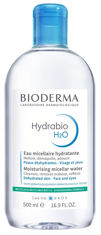 HYDRABIO H2O SOLUZIONE MICELLARE STRUCCANTE IDRATANTE 500 ML - Fontenova srl