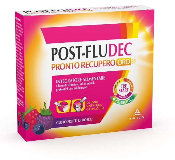 POSTFLUDEC FRUTTI DI BOSCO PRONTO RECUPERO ORO 12 BUSTINE - Fontenova srl