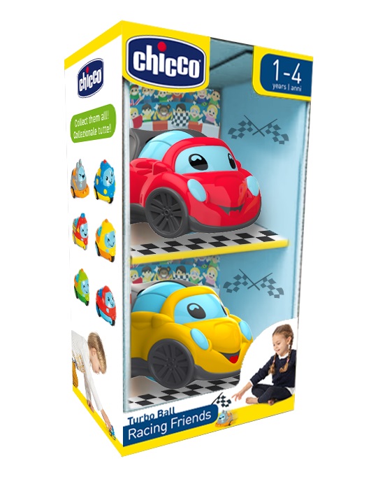 CHICCO GIOCO TURBO BALL - RACING FRIENDS - Fontenova srl