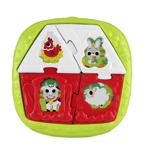 CHICCO GIOCO S2P 2IN1 HOUSE&FARM PUZZLE - Fontenova srl
