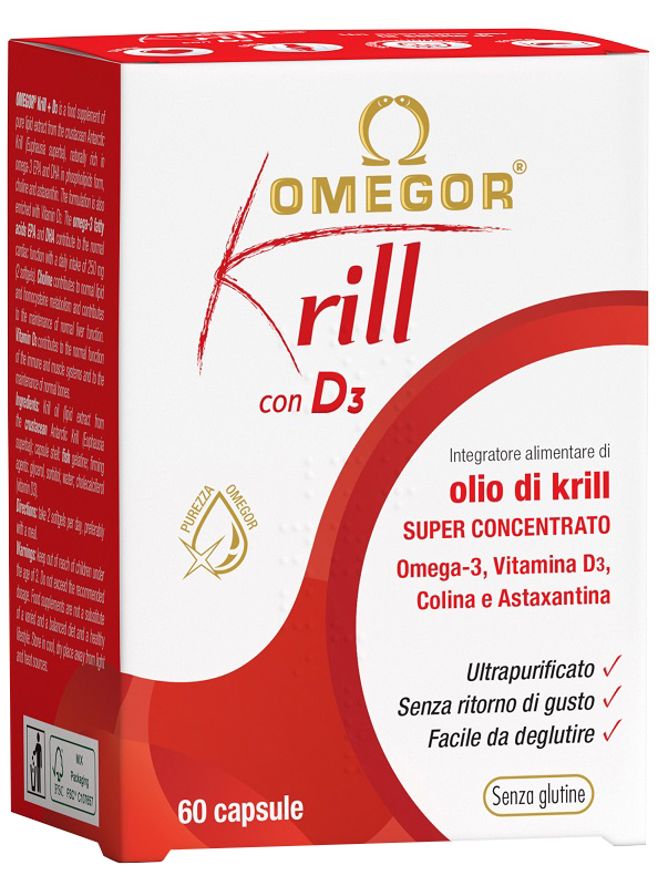 OMEGOR KRILL D3 60 CAPSULE - Fontenova srl