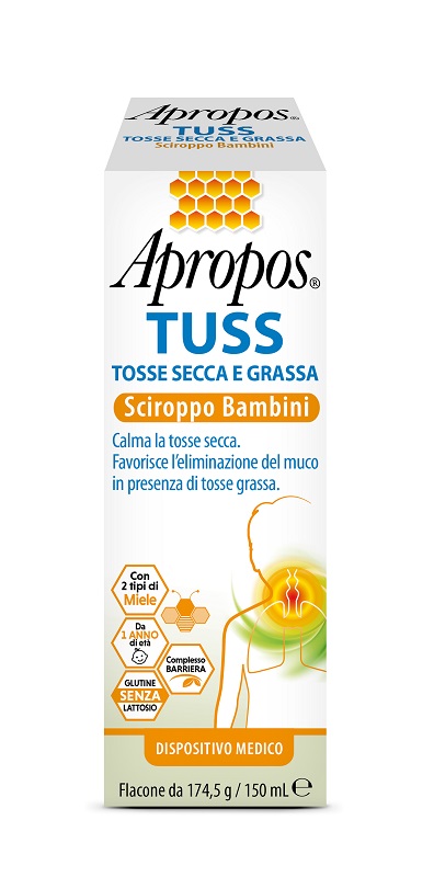 APROPOS TUSS SCIROPPO BAMBINI 150 ML - Fontenova srl