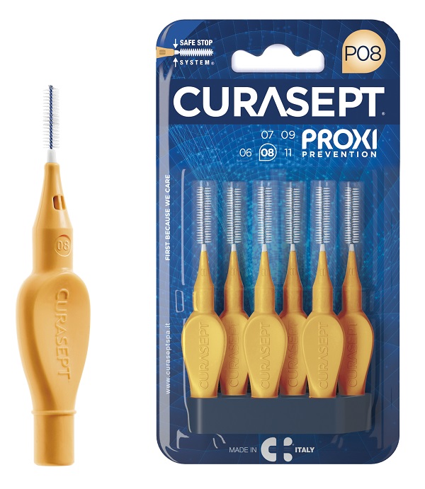 CURASEPT PROXI P08 ARANCIO CHIARO 6 PEZZI - Fontenova srl