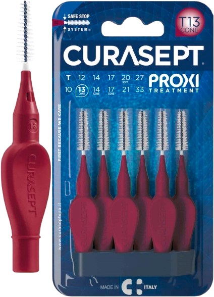 CURASEPT PROXI T13 CONE BORDEAUX 6 PEZZI - Fontenova srl