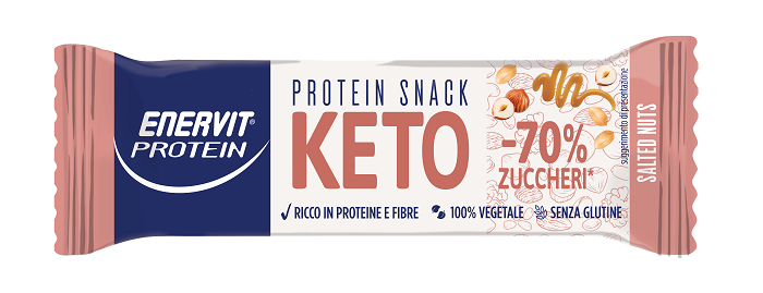 ENERVIT PROTEIN KETO SNACK SALTED NUTS 35 G - Fontenova srl