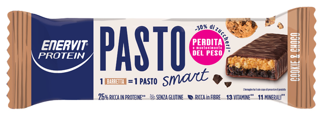 ENERVIT PROTEIN PASTO SOSTITUTIVO COOKIE CHOKO 55 G - Fontenova srl
