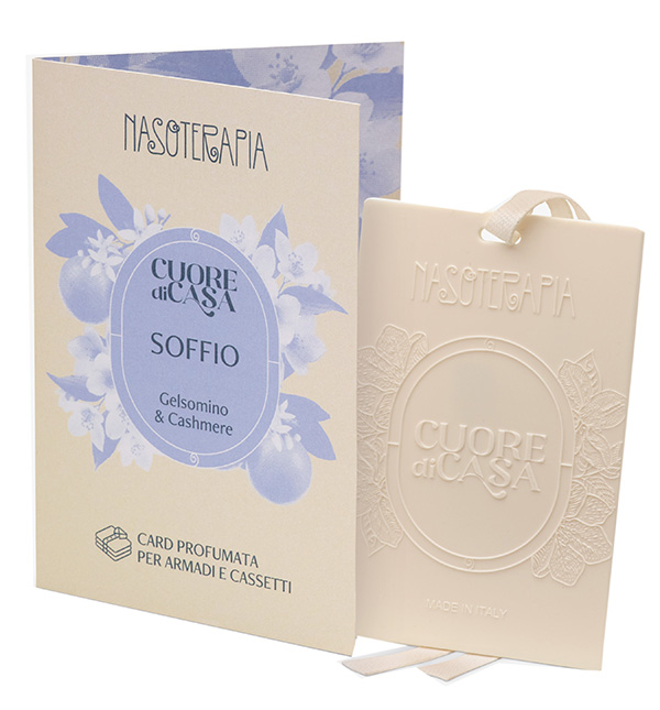 CARD PROFUMATA SINGOLA SOFFIO DI GELSOMINO E CASHMERE NASOTERAPIA - Fontenova srl