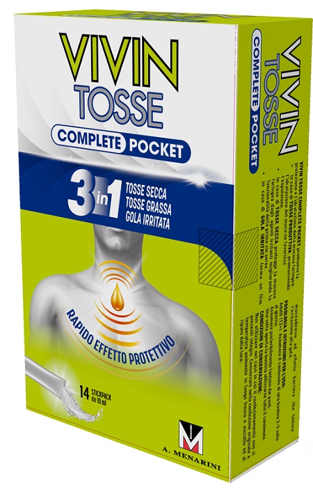VIVIN TOSSE COMPLETE POCKET 14 STICK PACK DA 10 ML - Fontenova srl