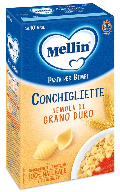MELLIN CONCHIGLIETTE 100% GRANO DURO 280 G - Fontenova srl