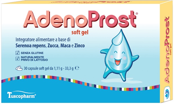ADENOPROST 30 CAPSULE SOFT GEL - Fontenova srl