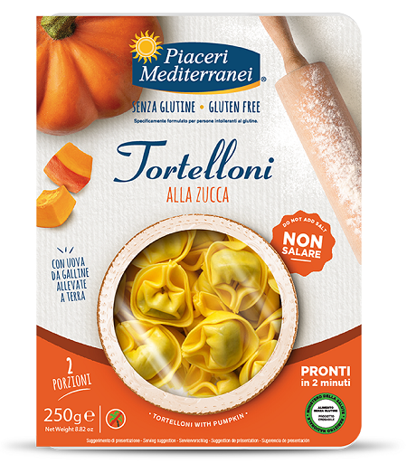 PIACERI MEDITERRANEI TORTELLONI ZUCCA 250 G - Fontenova srl