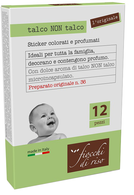 FIOCCHI DI RISO TALCO NON TALCO CEROTTI 12 PEZZI - Fontenova srl