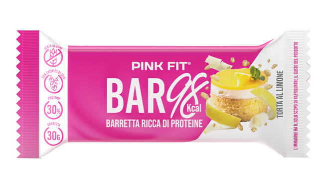 PINK FIT BAR 98 TORTA LIMONE 30 G - Fontenova srl
